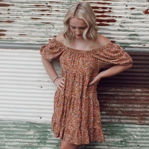 WILD FABLE OFF THE SHOULDER SUNDRESS